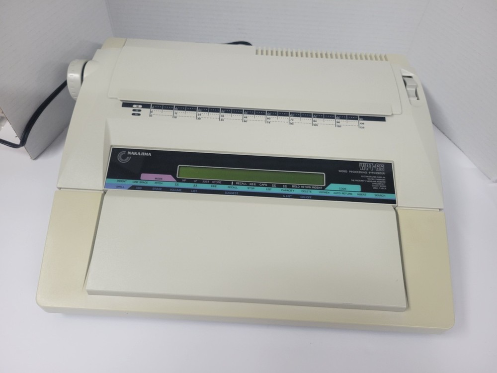 Nakajima WPT-66 Portable Electronic Word Processing Typewriter Tested