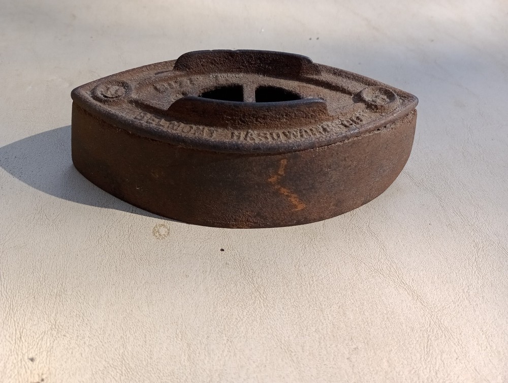 Antique Brilliant Belmont Hardware Sad Iron No Handle