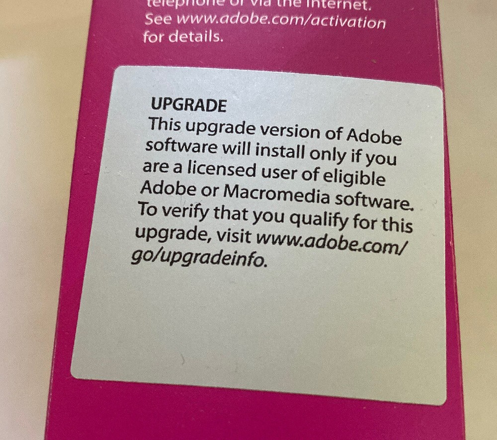 Adobe Indesign CS3 - Upgrade for MAC
