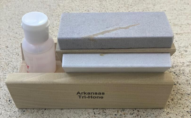 Tri 4 Arkansas Knife Sharpening Stone Kit