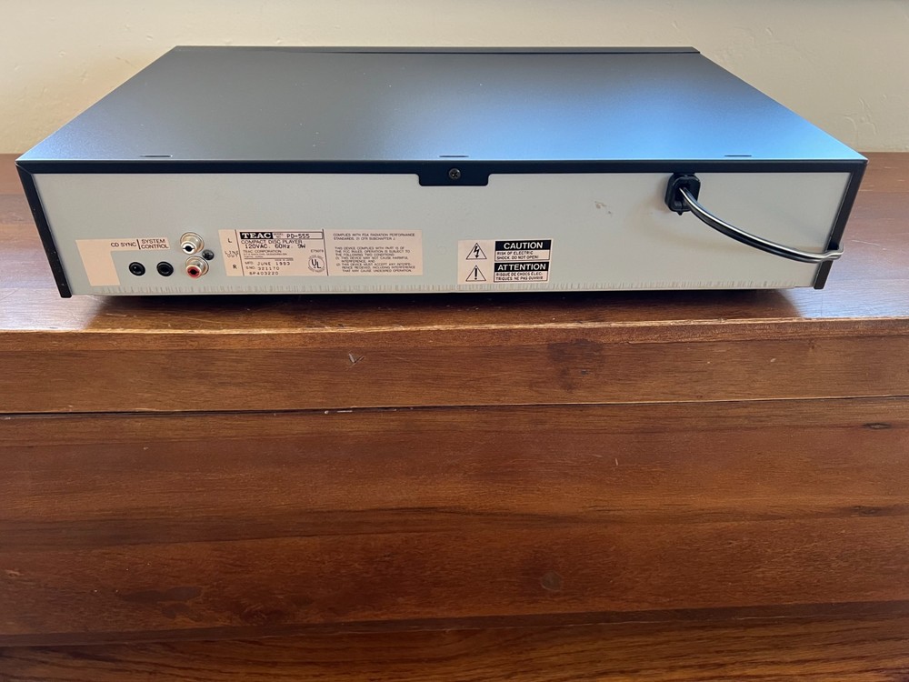 Vintage Teac PD-555 Compact Disc Player