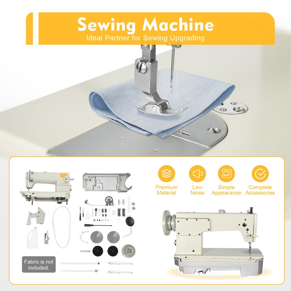 Industrial Heavy Duty Leather Sewing Machine, Thick Material Leather Sewing Tool