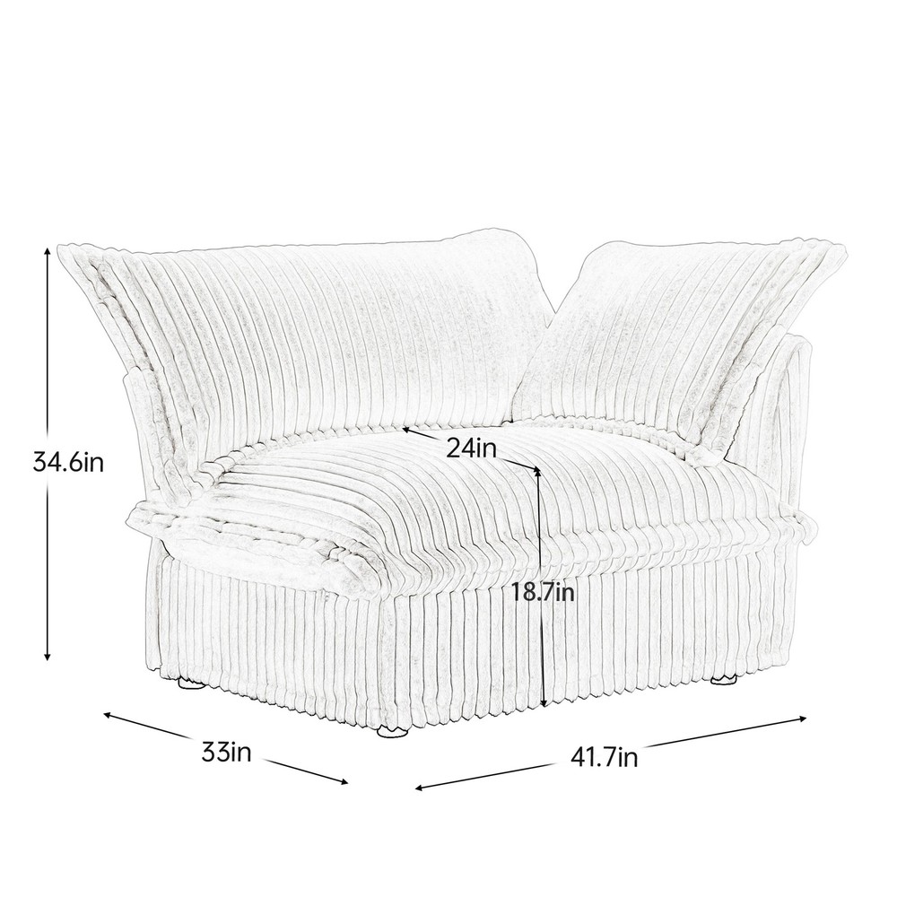 Koala sofa RSF W/1 Pillow -Black