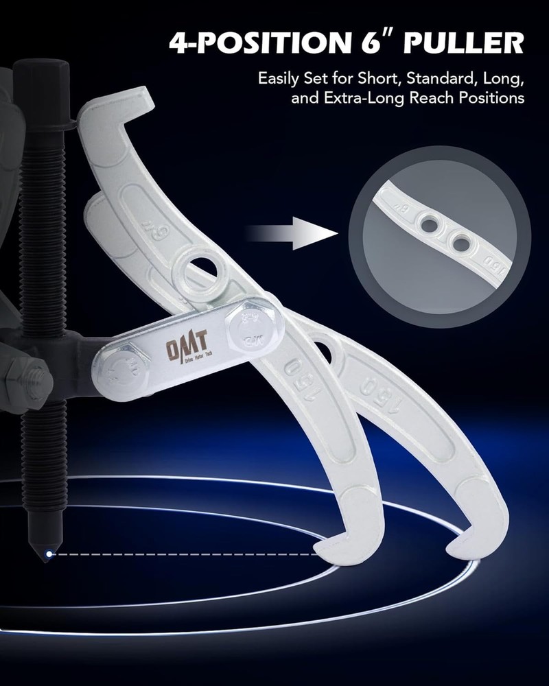 Multi-Function Heavy Duty Puller Set: 3" 4" 6" with Corrosion Resistant Design