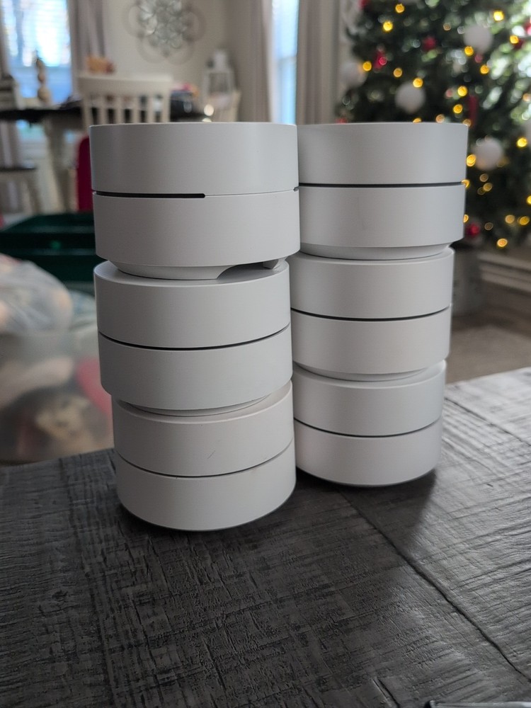 6 Google Mesh WiFi - Used Condition With Power Cords