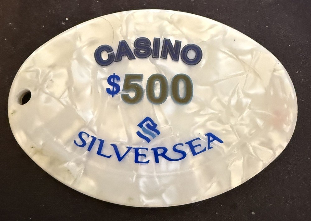 Silversea  Casino Plaque, $500 Value, Excellent Condition