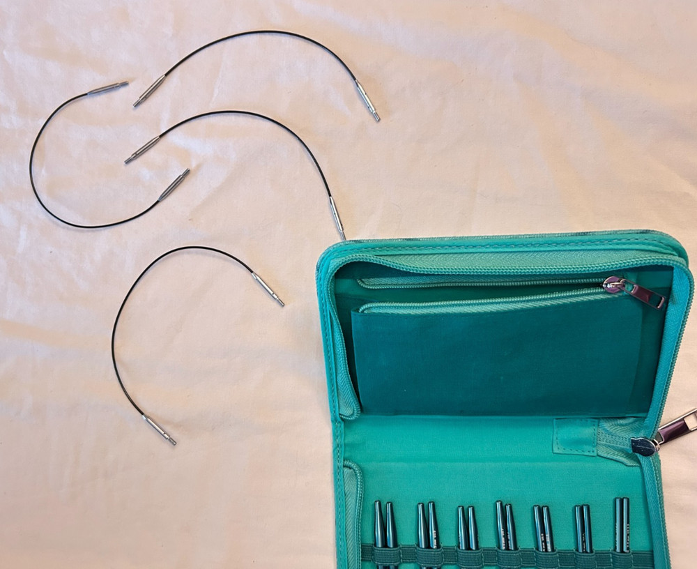 Hobbii Stellar Mini Interchangeable Circular Needle Set - Emerald