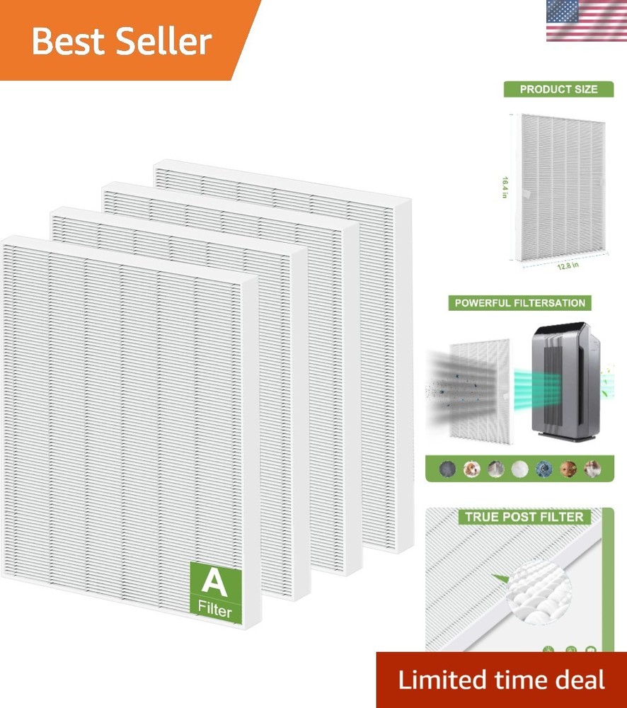 User-Friendly 4 Pack 115115 Replacement Filters A for Winix PlasmaWave Series