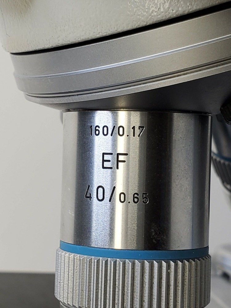 LEITZ LABORLUX S MICROSCOPE w/ 4 Objectives