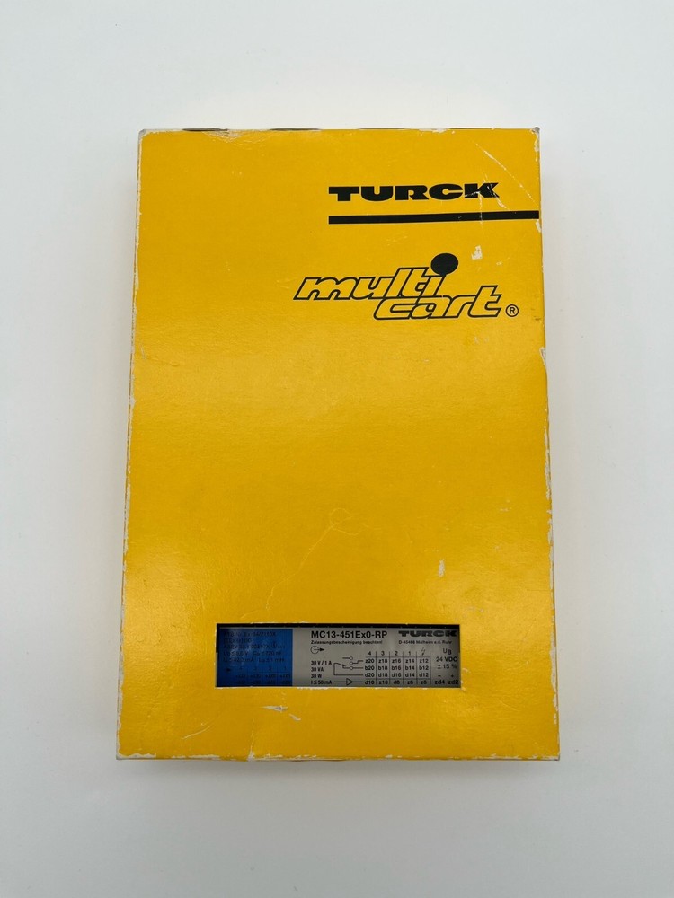Turck MC13-451EXO-RP Ident No. 9028201 Switch Amplifier 4-Channel MC13 451EXO RP