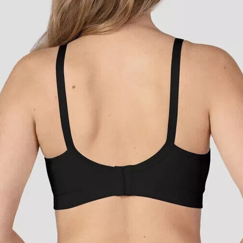 Bravado! BASICS Double Layer Seamless Maternity and Nursing Bra Black Small