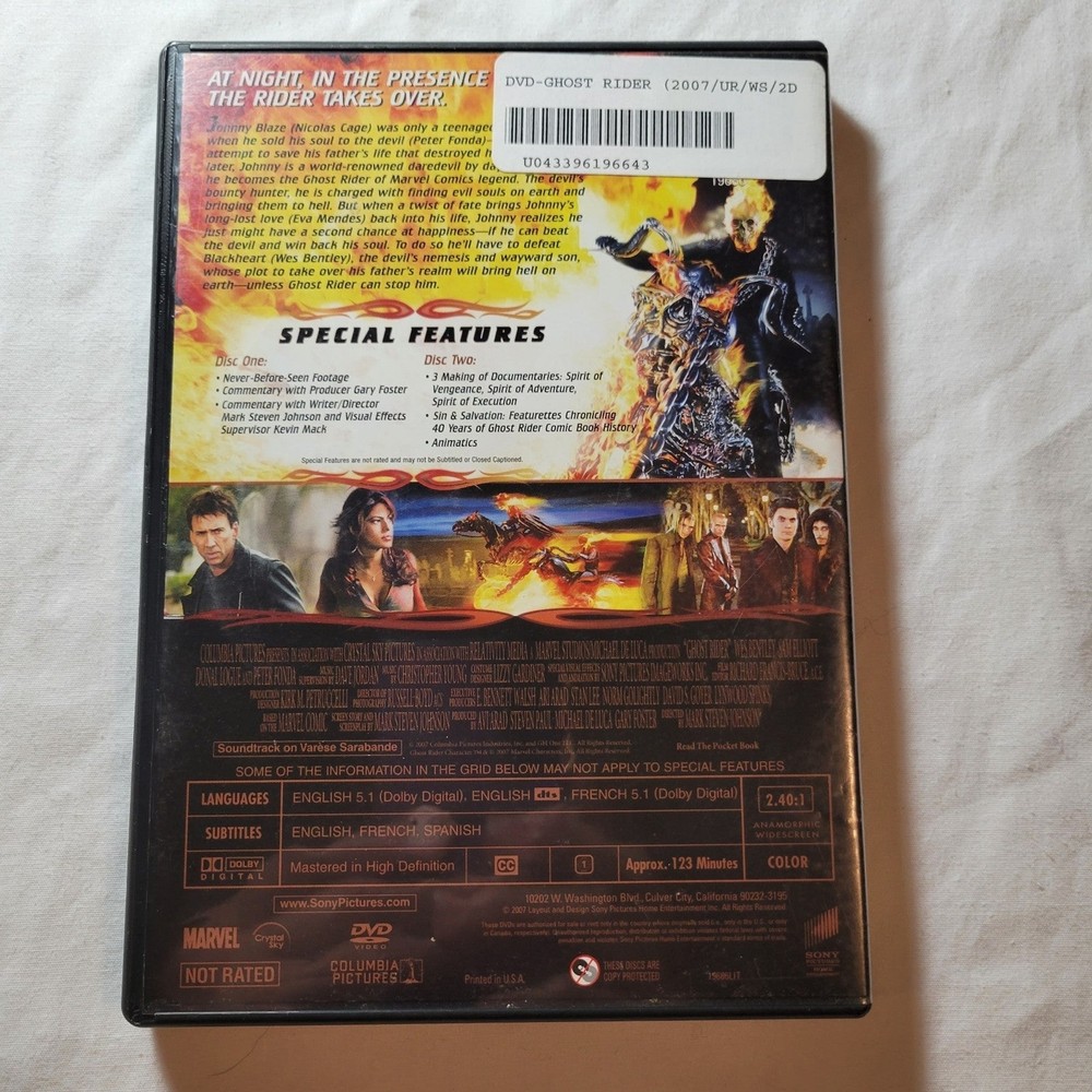 Ghost Rider DVD