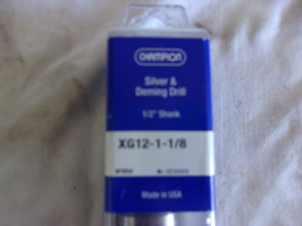 champion XG12-1 1/8" silver deming drill bit