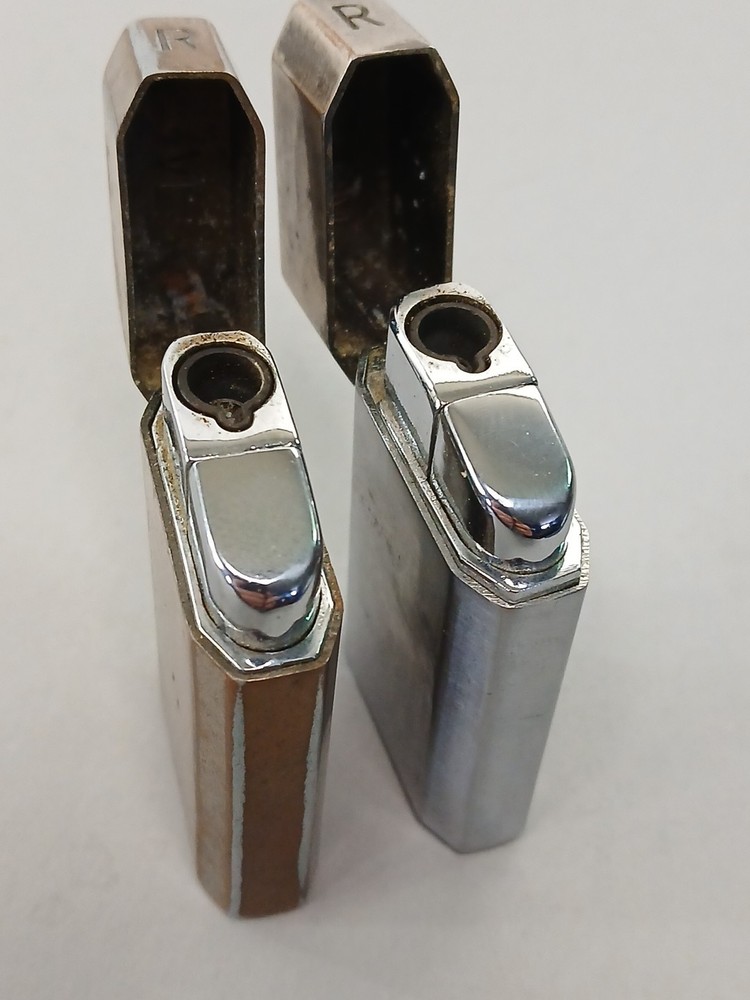 (2) Ronson Jet Lite Butane Refillable Lighters - Working