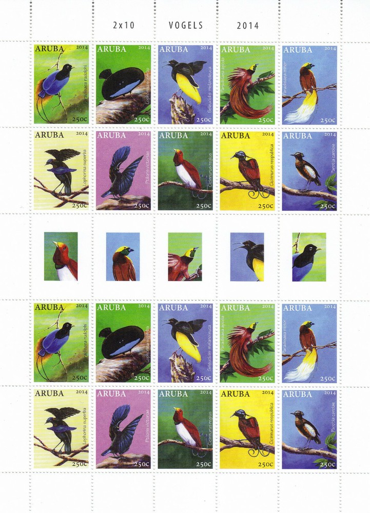 Aruba Issue 2014 (FS 750-759) Birds