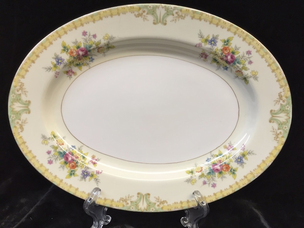 ESCO China ES03 Oval Serving Bowl & Platter
