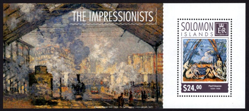 SOLOMON ISLANDS - 2014 'THE IMPRESSIONISTS' Miniature Sheet $24 MNH [E0797]