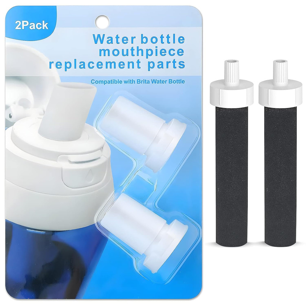 2In1 Brita Water Bottle Filter & Mouthpiece Replacement, Brita Replacement Parts