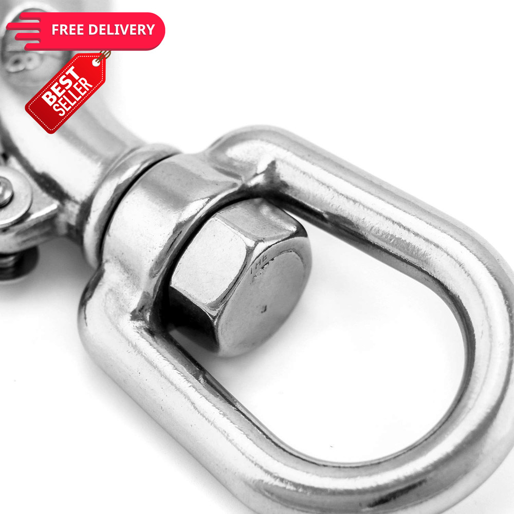 QWORK Chain Hook, Swivel Hoist Slip Hooks, Clevis...