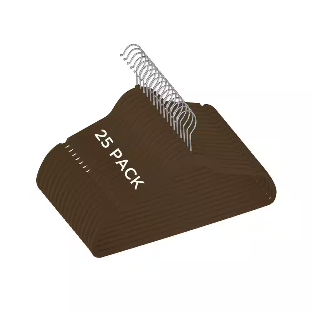 Gray Velvet Hangers 25-Pack