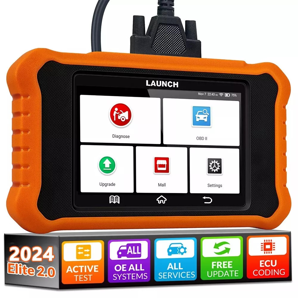 LAUNCH X431 Creader Elite 2.0 for LANDROVER Car Diagnostic Scan Tool ECU Coding