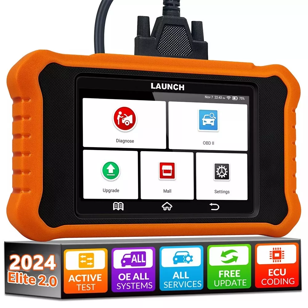 LAUNCH X431 Creader Elite 2.0 for LANDROVER Car Diagnostic Scan Tool ECU Coding