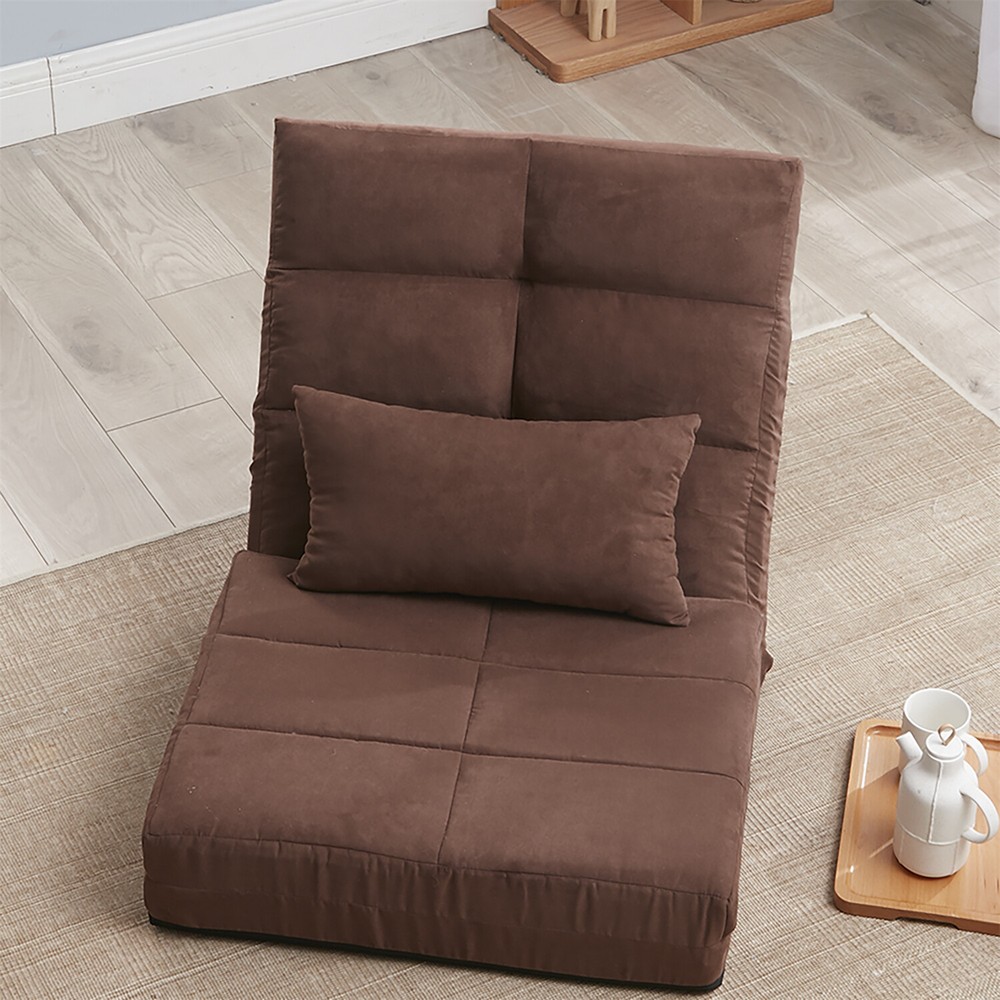 Convertible Sofa Bed Adjustable Floor Sofa Single Sofa Chair Folding Sofa Bed