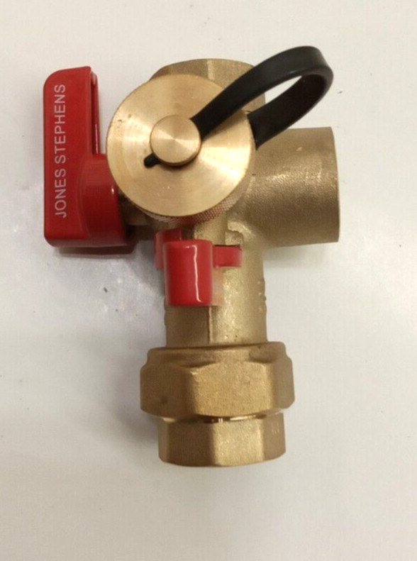 Jones Stephens D05102 3/4" IPS Tankless Water Heater Valve Kit w/Pressure Relief