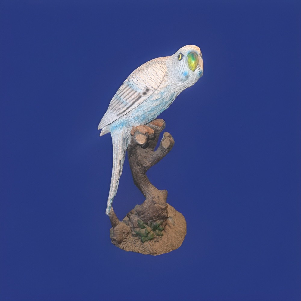 Parrot Bird Resin Figurine Multicolor