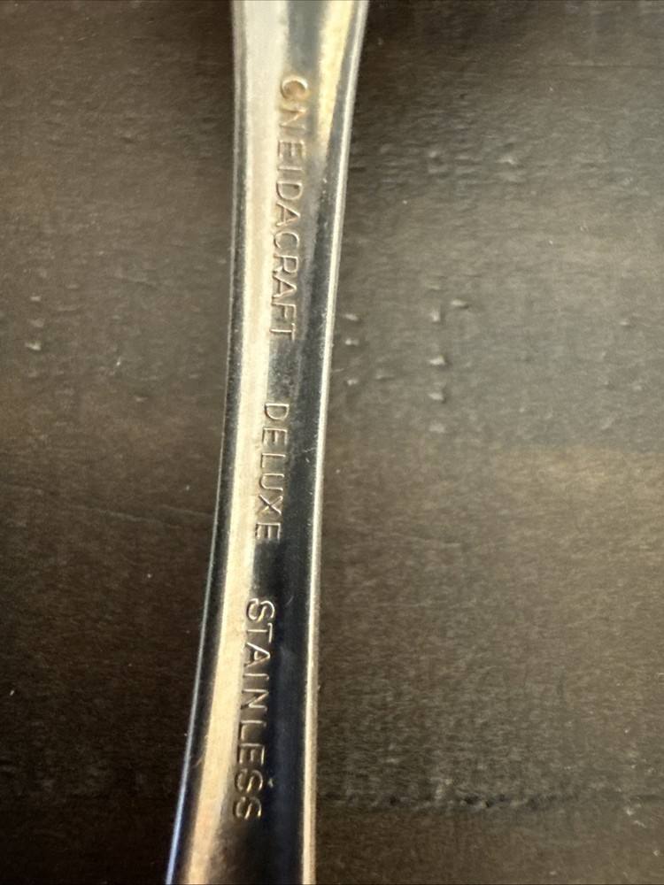 Oneida Oneidacraft Lasting Rose Deluxe Stainless 3 Piece Serving Silverware