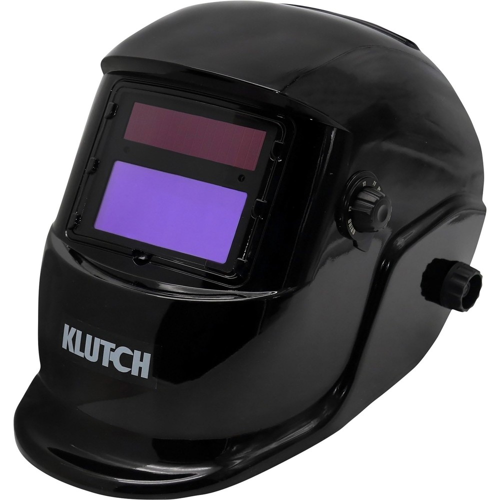 Klutch Auto-Darkening Welding Helmets — Gloss Black
