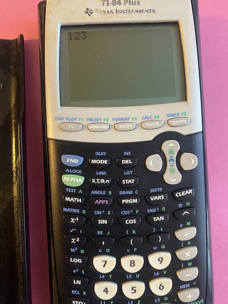Texas Instruments TI-84 Plus Graphing Calculator Tested Working