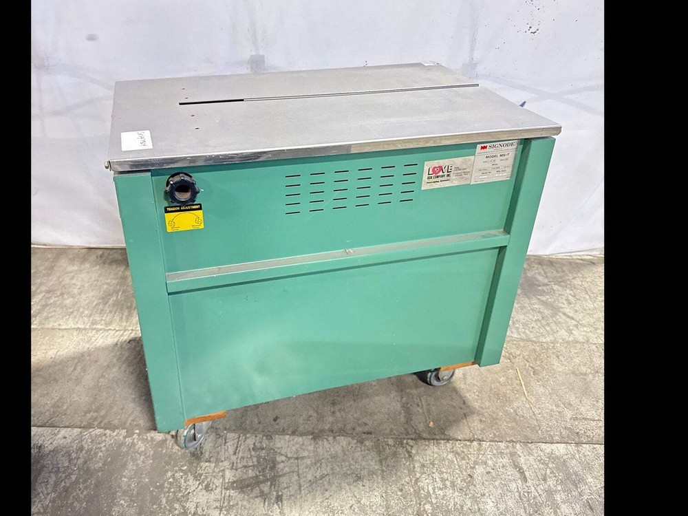SIGNODE SEMI-AUTOMATIC POWER STRAPPING MACHINE MS-T - PREOWNED