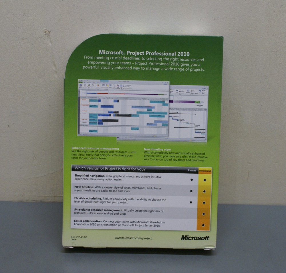 Microsoft Project Professional 2010 Full Version 1C