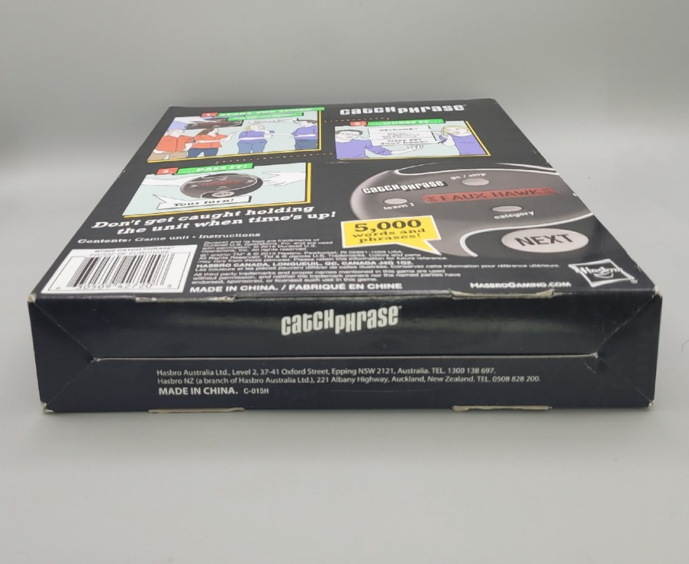 Hasbro Catch Phrase Handheld Electronic Game Black 2016