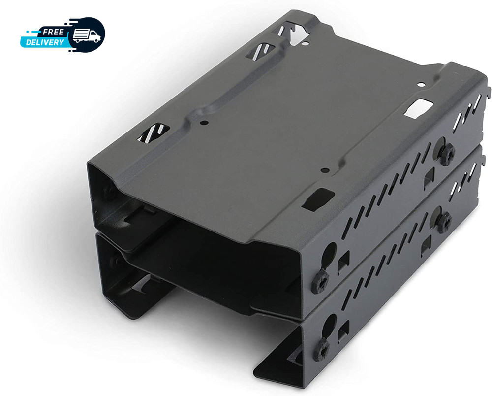 - Stackable 3.5" HDD Bracket Duo Pack Cases Ph-Hddkt_03Black