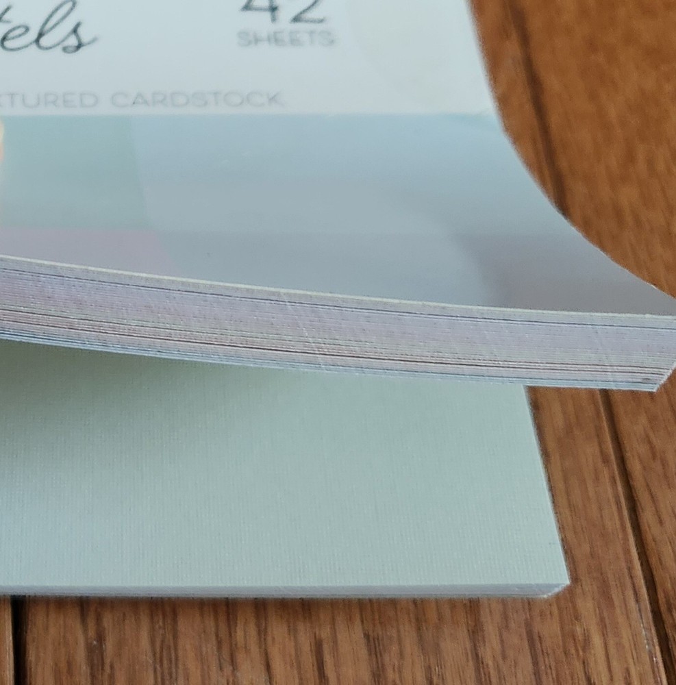 DCWV 6x6 Double-Sided Solid Cardstock Stack Pad Pastels Pink Blue Yellow etc NEW
