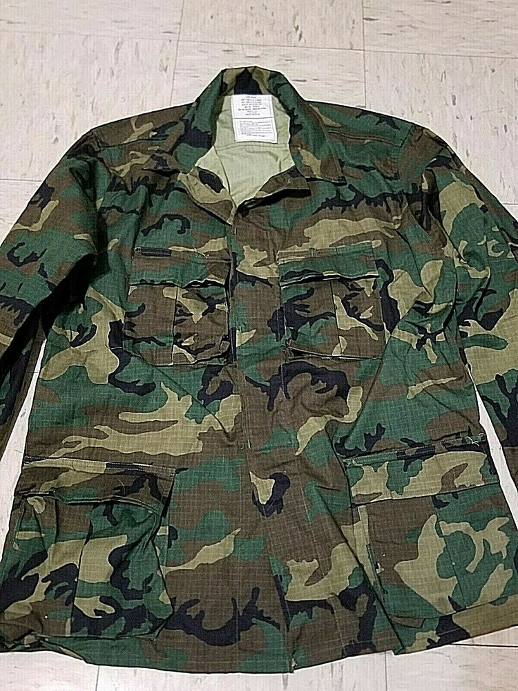 USGI BDU Jacket ERDL Pattern Mfg 1981 Vanderbilt Size Small Regular NOS