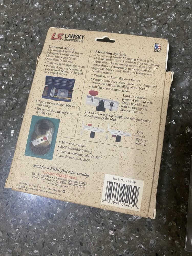Lansky Deluxe Sharpening System with Universal Mount for Sharpening