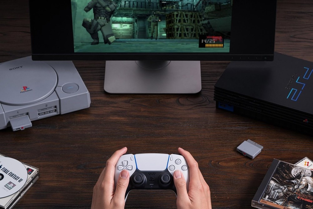 Bluetooth Controller Adapter for PS1 PS2 Windows Switch Xbox Series Xbox One