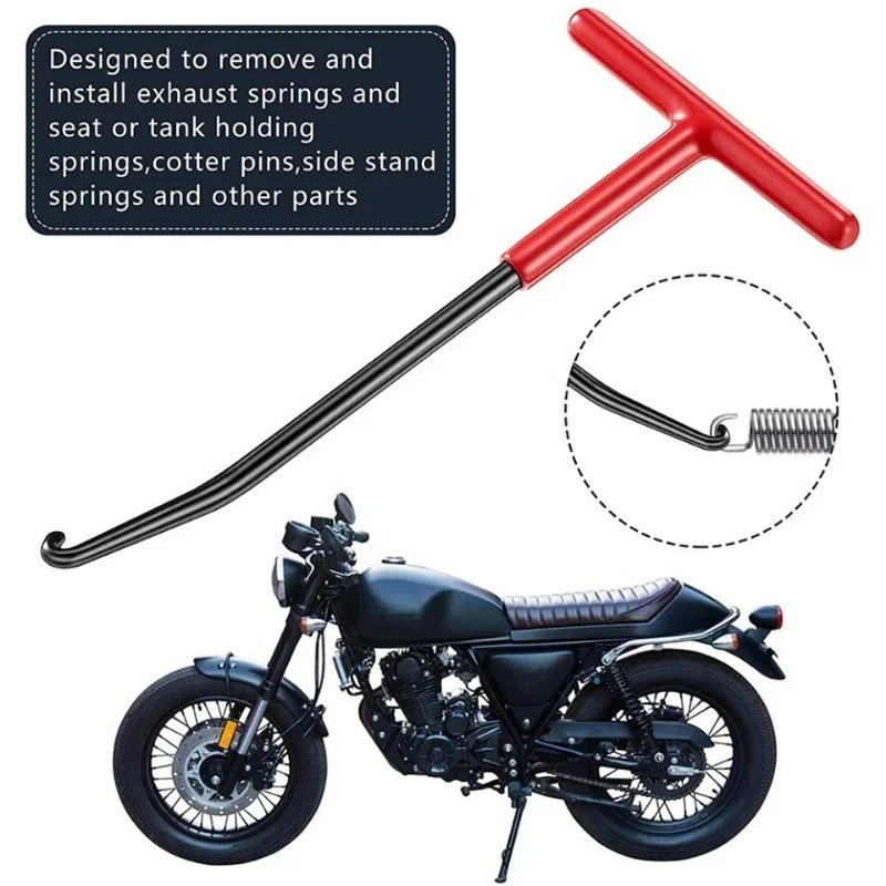 Motorcycle Exhaust Spring Hook T-Handle Puller Installer Removal Repair Tool NEW