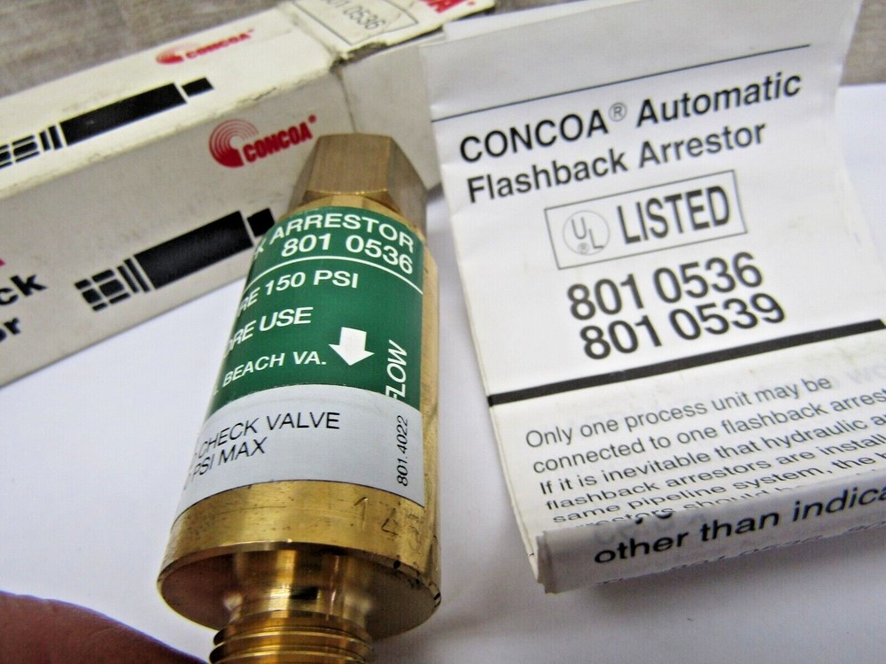 Concoa 801-0536 Flashback Arrestor