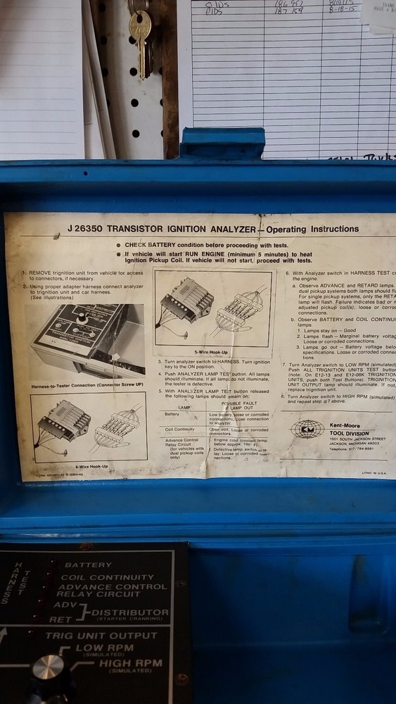 Kent-Moore Transistor Ignition Tester J26350
