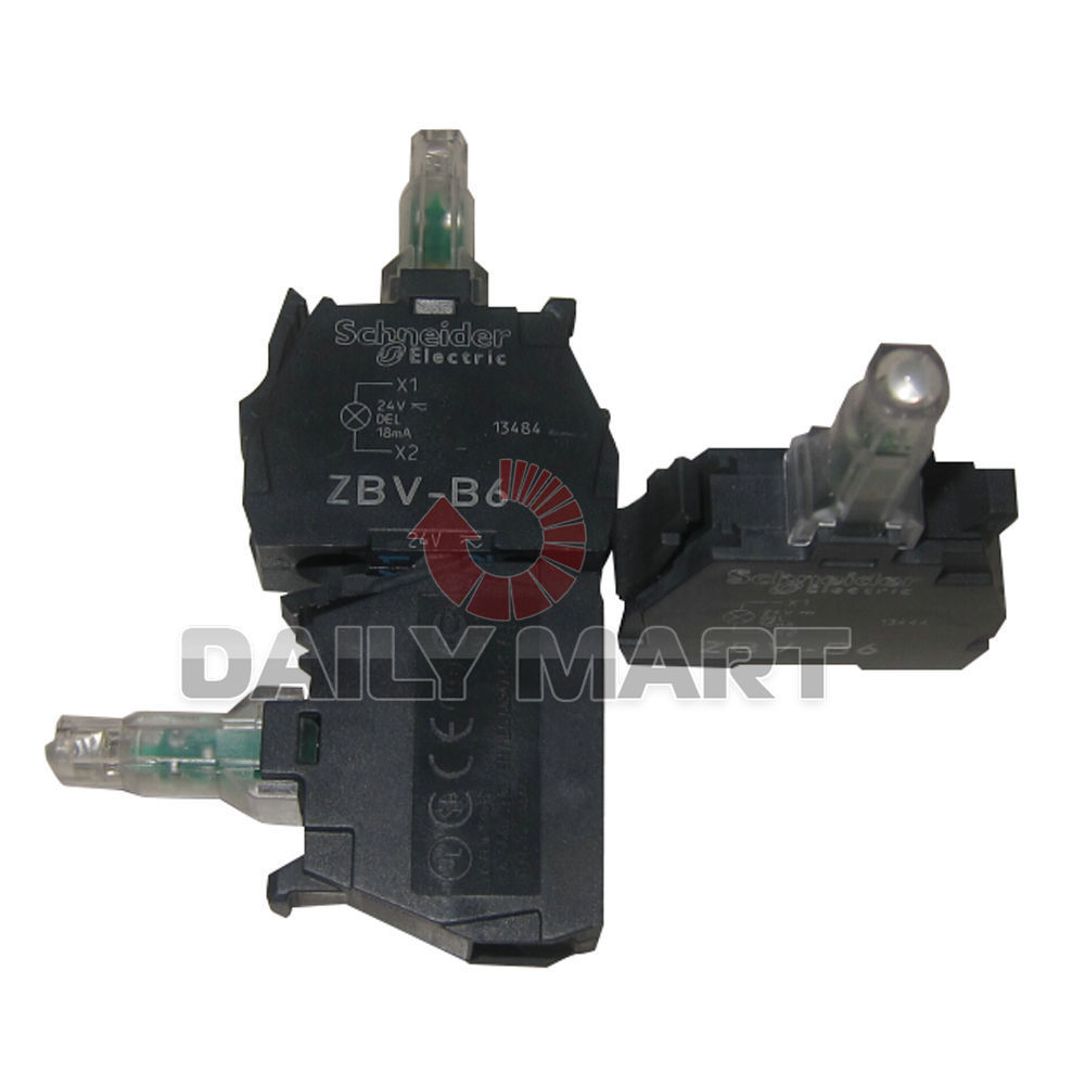 SCHNEIDER ZBV-B6 PUSH BUTTON INDICATOR LIGHT MODULE PLC NEW