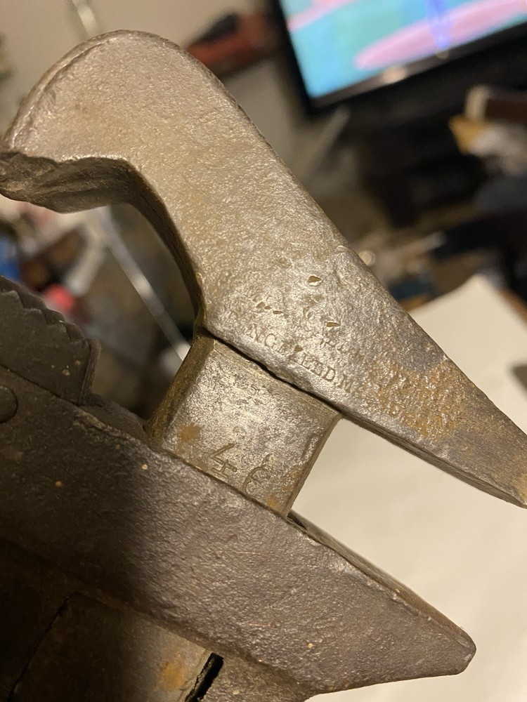 Vintage Monkey Wrench - Bemis & Call H&T Double Jawed Parrot/ Eagle Beak Monkey