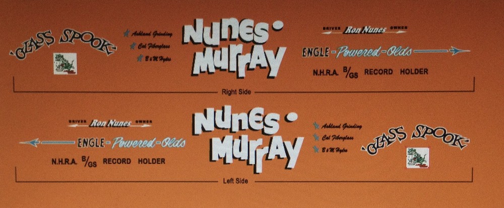DECALS - Ron Nunes ‘41 Willys B/GS. Nice!