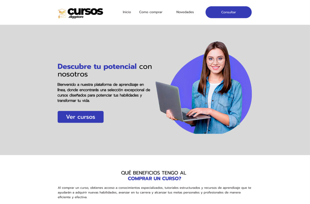 Landing page
