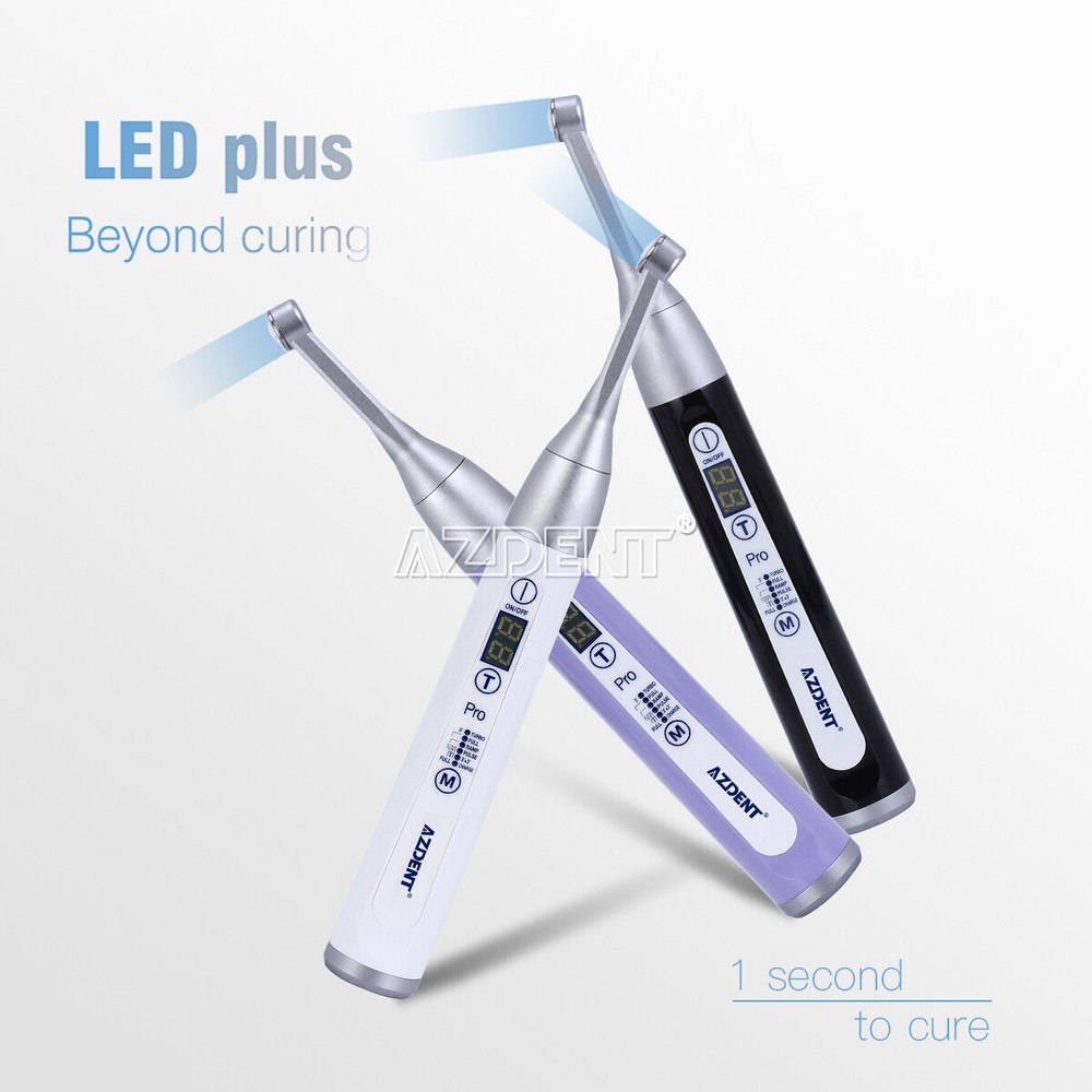 AZDENT Dental Wireless LED PRO105 Curing Light Lamp 1 Second Curing High