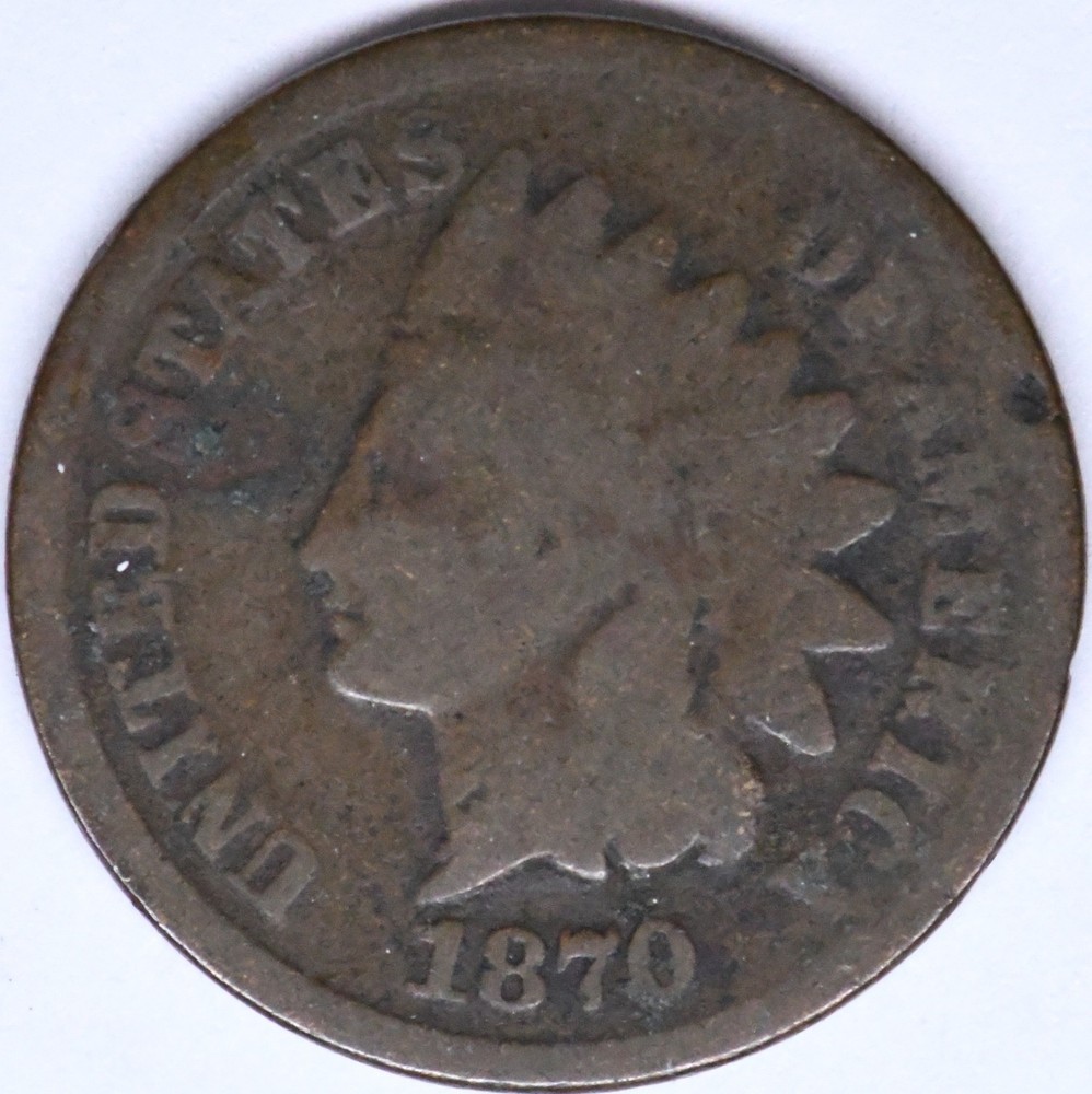 1870 indian head penny