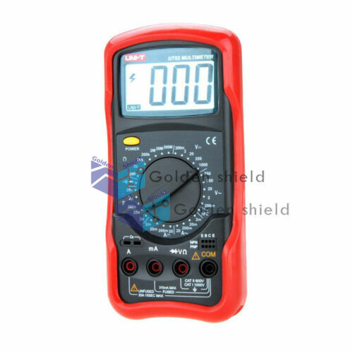 UNI-T UT52 Meter Universally Capacitance Resistance Multimeter Ohm Capacitance